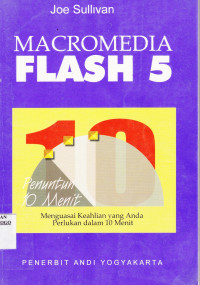 MACROMEDIA FLASH 5 PENUNTUN 10 MENIT