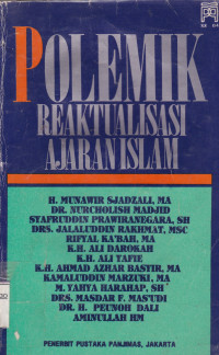 POLEMIK REAKTUALISASI AJARAN ISLAM