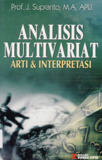 ANALISIS MULTIVARIAT : ARTI DAN INTERPRETASI