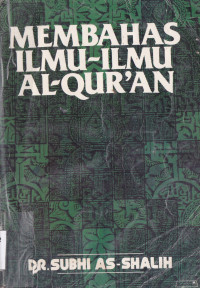 MEMBAHAS ILMU - ILMU AL-QUR'AN