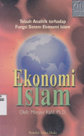 EKONOMI ISLAM : TELAAH FUNGSI TERHADAP FUNGSI SISTEM EKONOMI ISLAM