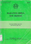 ISLAM UNTUK DISIPLIN ILMU EKONOMI