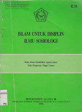 ISLAM UNTUK DISIPLIN ILMU SOSIOLOGI