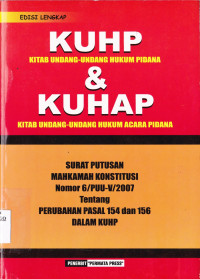 KUHP & KUHAP