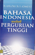 BAHASA INDONESIA UNTUK PERGURUAN TINGGI