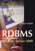 RDBMS MENGGUNAKAN MS SQL SERVER 2000