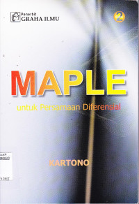 MAPLE UNTUK PERSAMAAN DIFERENSIAL