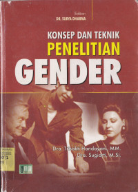 KONSEP DAN TEKNIK PENELITIAN GENDER