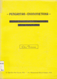 PENGANTAR EKONOMETRIKA