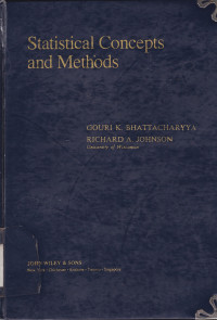 STATISTICAL CONCEPTS AND METHODS