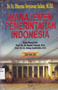 MANAJEMEN PEMERINTAHAN INDONESIA ED REVISI 2004