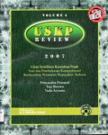 USKP REVIEW 2007 : UJIAN SERTIFIKASI KONSULTASI PAJAK SOAL DAN PEMBAHASAN KOMPREHENSIF BERDASARKAN PERATURAN PERPAJAKAN TERBARU VOL. 4