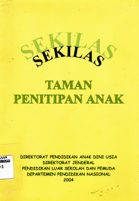 SEKILAS TAMAN PENITIPAN ANAK