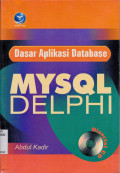 DASAR APLIKASI DATABASE MYSQL DELPHI