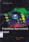 PENELITIAN OPERASIONAL LANJUT