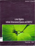 LINIER ALGEBRA INFINITE DIMENSIONAL SPACES AND MAPLE