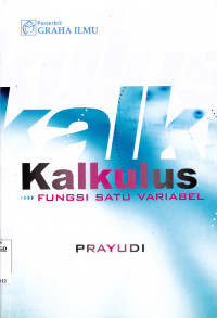 KALKULUS: FUNGSI SATU VARIABEL