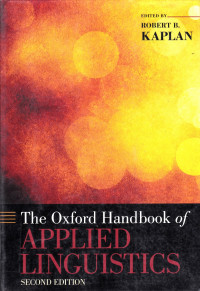 THE OXFORD HANDBOOK OF APPLIED LINGUISTICS