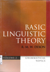 BASIC LINGUISTIC THEORY VOL 2