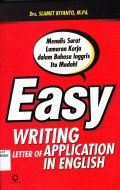 EASY WRITING LETTER OF APPLICATION IN ENGLISH