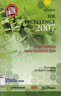 KISAH SUKSES PARA KAMPIUN SDM : HR EXCELLENCE 2007
