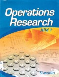 OPERATIONS RESEARCH JILID I