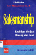 SALESMANSHIP KEAHLIAN MENJUAL BARANG DAN JASA