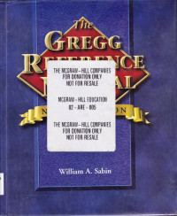 THE GREGG REFERENCE MANUAL