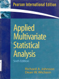 APPLIED MULTIVARIATE STATISTIC ANALYSIS SIXTH EDITION