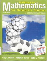 ESSENTIALS OF MATHEMATICS FOR ELEMENTARY TEACHERS