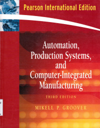 AUTOMATION PRODUCTION SYSTEMS, AND COMPUTER INTEGRATED MANUFACTURING