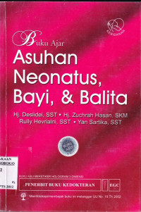 BUKU AJAR ASUHAN NEONATUS, BAYI, & BALITA