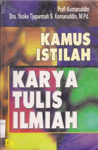 KAMUS ISTILAH KARYA TULIS ILMIAH