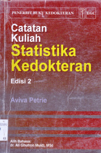 CATATAN KULIAH STATISTIKA KEDOKTERAN