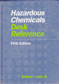 HAZARDOUS CHEMICALS DESK REFERENCE