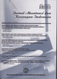 JURNAL AKUNTANSI DAN KEUANGAN INDONESIA (AKREDITASI)