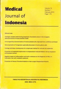 MEDICAL JURNAL OF INDONESIA