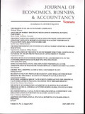 JOURNAL OF ECONOMICS, BUSINESS & ACCOUNTANCY VENTURA (AKREDITASI)