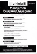 JURNAL MANAJEMEN PELAYANAN KESEHATAN