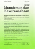 JURNAL MANAJEMEN DAN KEWIRAUSAHAAN