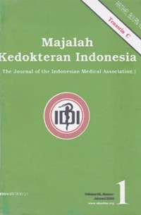 JOURNAL OF INDONESIAN MEDICAL ASSOCIATION: MAJALAH KEDOKTERAN INDONESIA