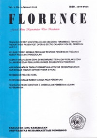 JURNAL ILMU KEPERAWATAN DAN KESEHATAN : FLORENCE