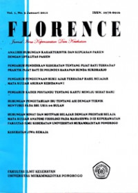 JURNAL ILMU KEPERAWATAN DAN KESEHATAN : FLORENCE