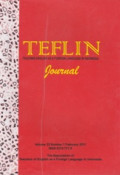 TEFLIN TEACHING AS A FOREIGN LANGUAGE IN INDONESIA JOURNAL