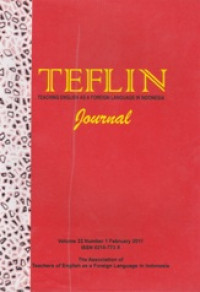 TEFLIN TEACHING AS A FOREIGN LANGUAGE IN INDONESIA JOURNAL