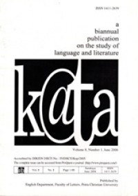 A BIANNUAL PUBLICATION ON THE STUDY OF LANGUAGE AND LITERATURE