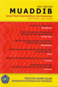 JURNAL STUDI KEPENDIDIKAN DAN KEISLAMAN MUADIB