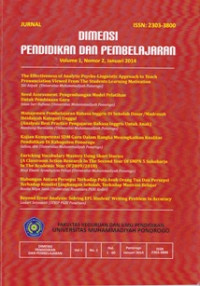 JURNAL DIMENSI PENDIDIKAN DAN PEMBELAJARAN