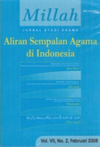 MILLAH: JURNAL STUDI AGAMA