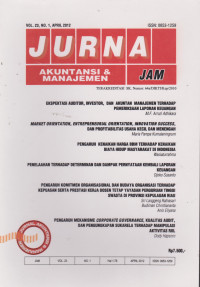 JURNAL AKUNTASI & MANAJEMEN